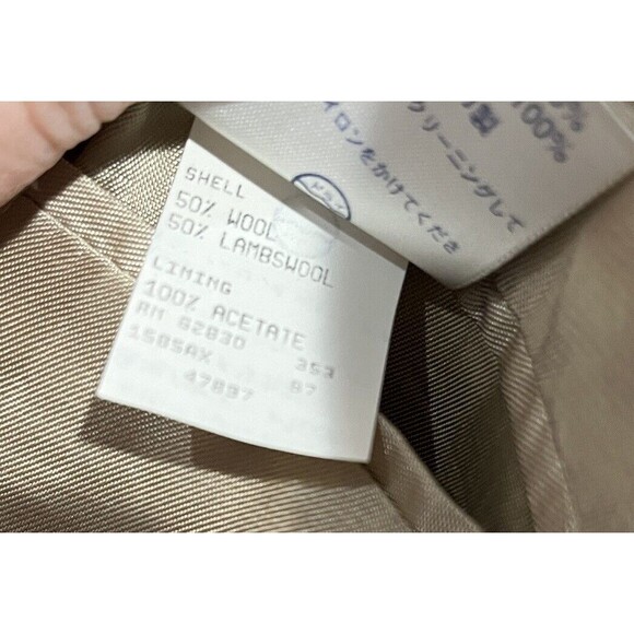 Lands End Blazer Men’s 41 R Brown Wool Lambswool Sport Coat Two Button Academia - Picture 6 of 10